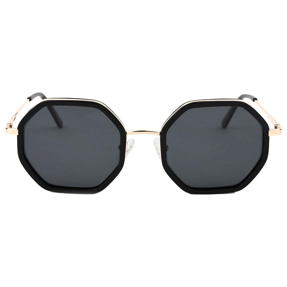 Lisboa Shiny Gold Black Grey Polarized