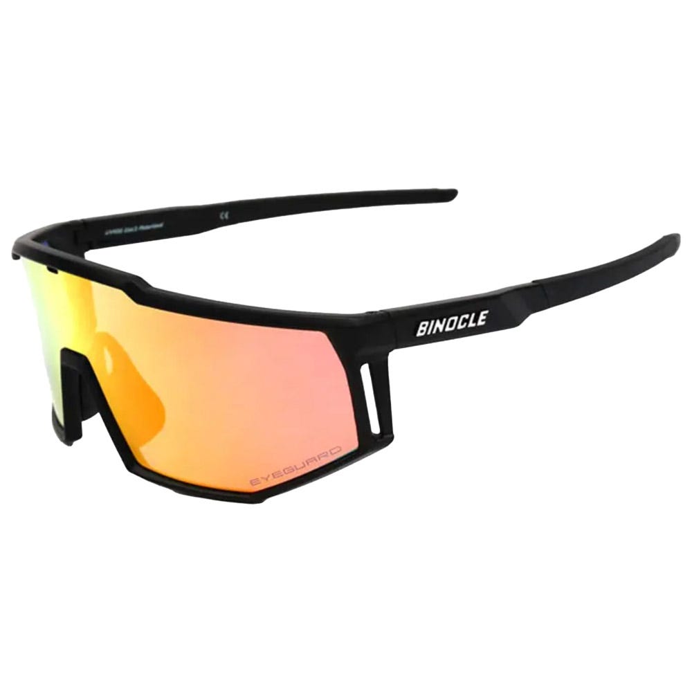 Horizon Shiny Black Red Fire Mirror Polarized