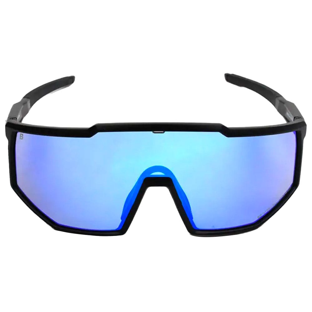 Horizon Shiny Black Blue Mirror Polarized