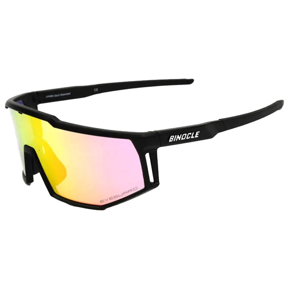 Horizon Shiny Black Pink Mirror Polarized
