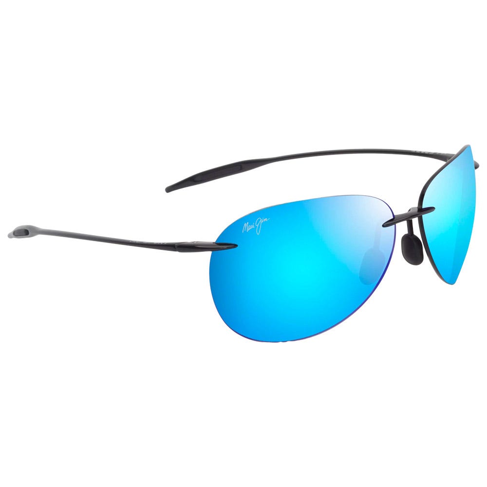 Sugar Beach Shiny Black Blue Hawaii MauiPure
