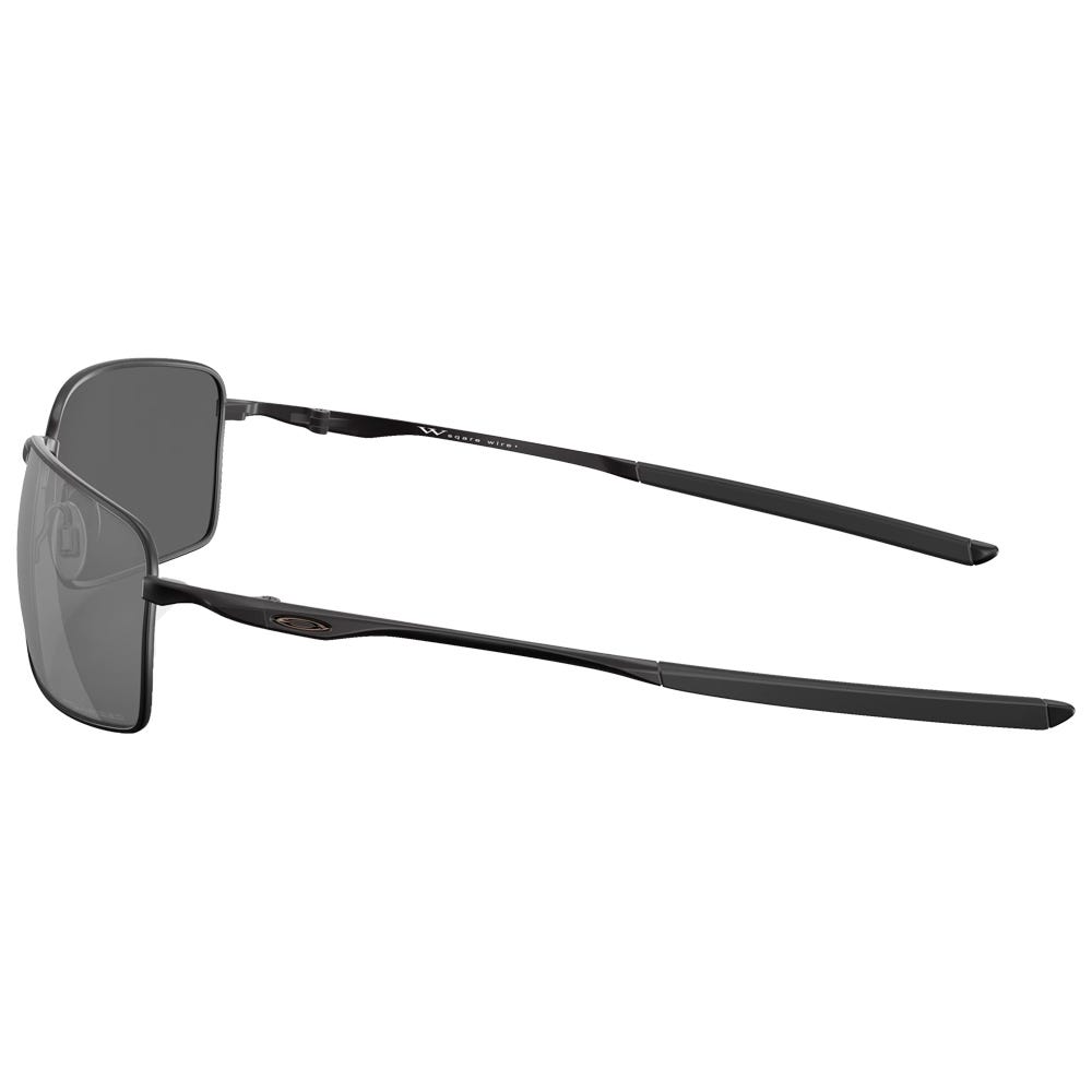 Square Wire Matte Black Black Iridium Polarized