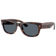 RB0832S Mega Wayfarer II Polished Havana Blue