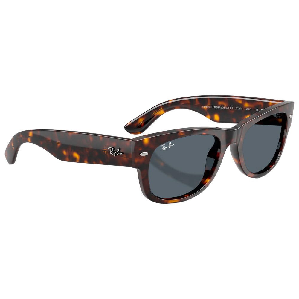 RB0832S Mega Wayfarer II Polished Havana Blue