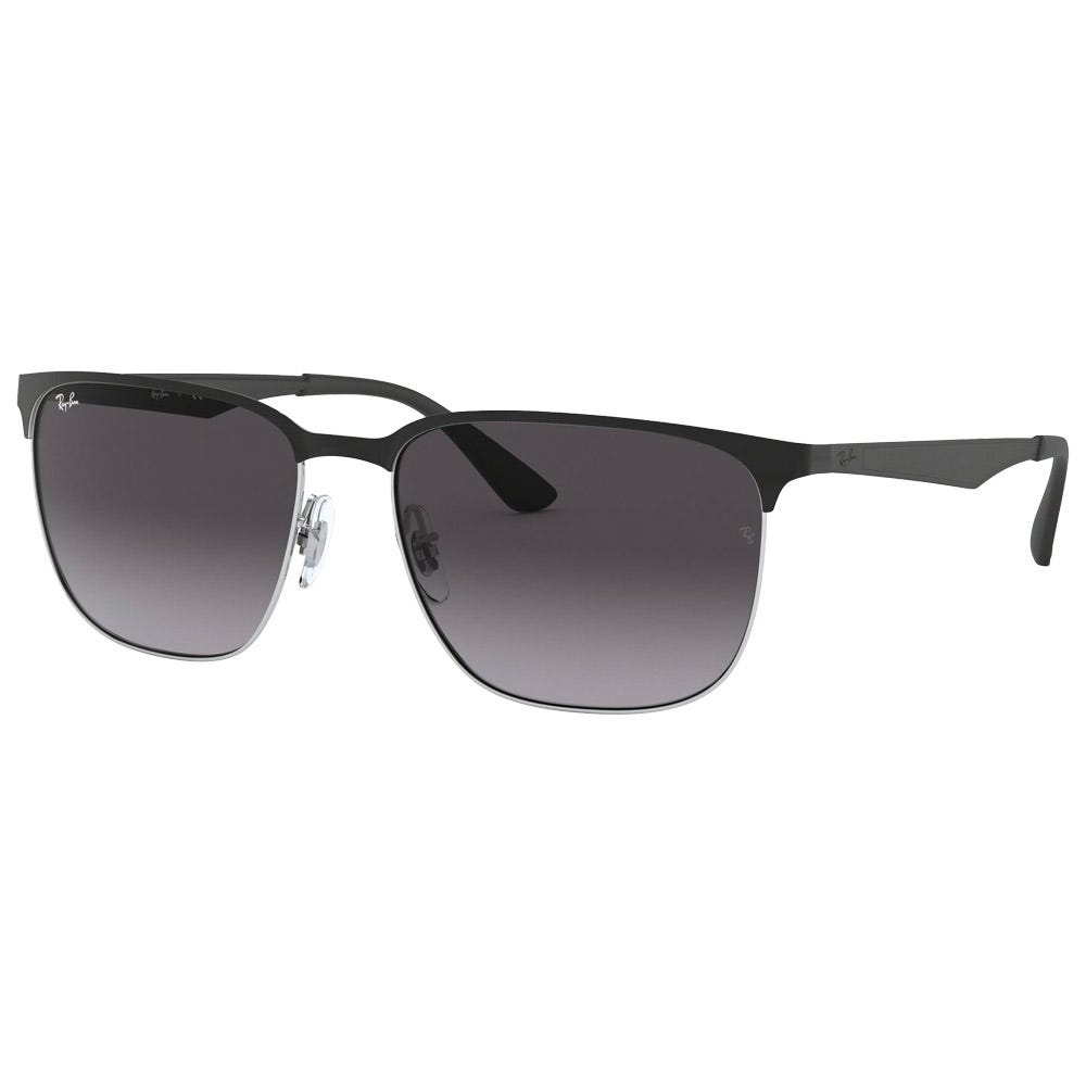 RB3569 Polished Black Silver Gradient Grey