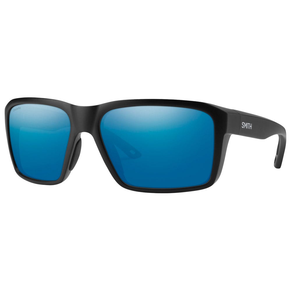 Backcast Matte Black Chromapop Glass Polarized Blue Mirror