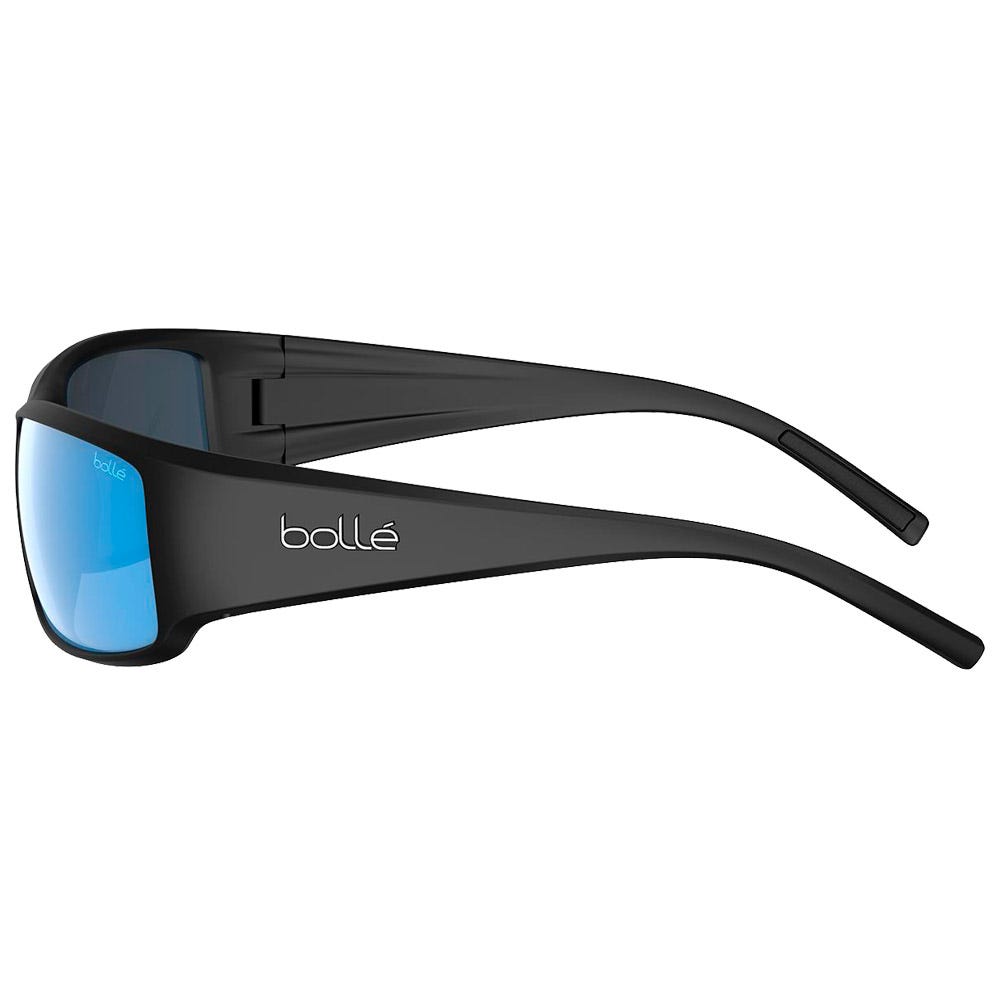 King Black Matte Sky Blue Polarized