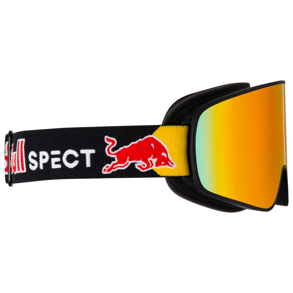Rush Matt Black Orange Red Mirror