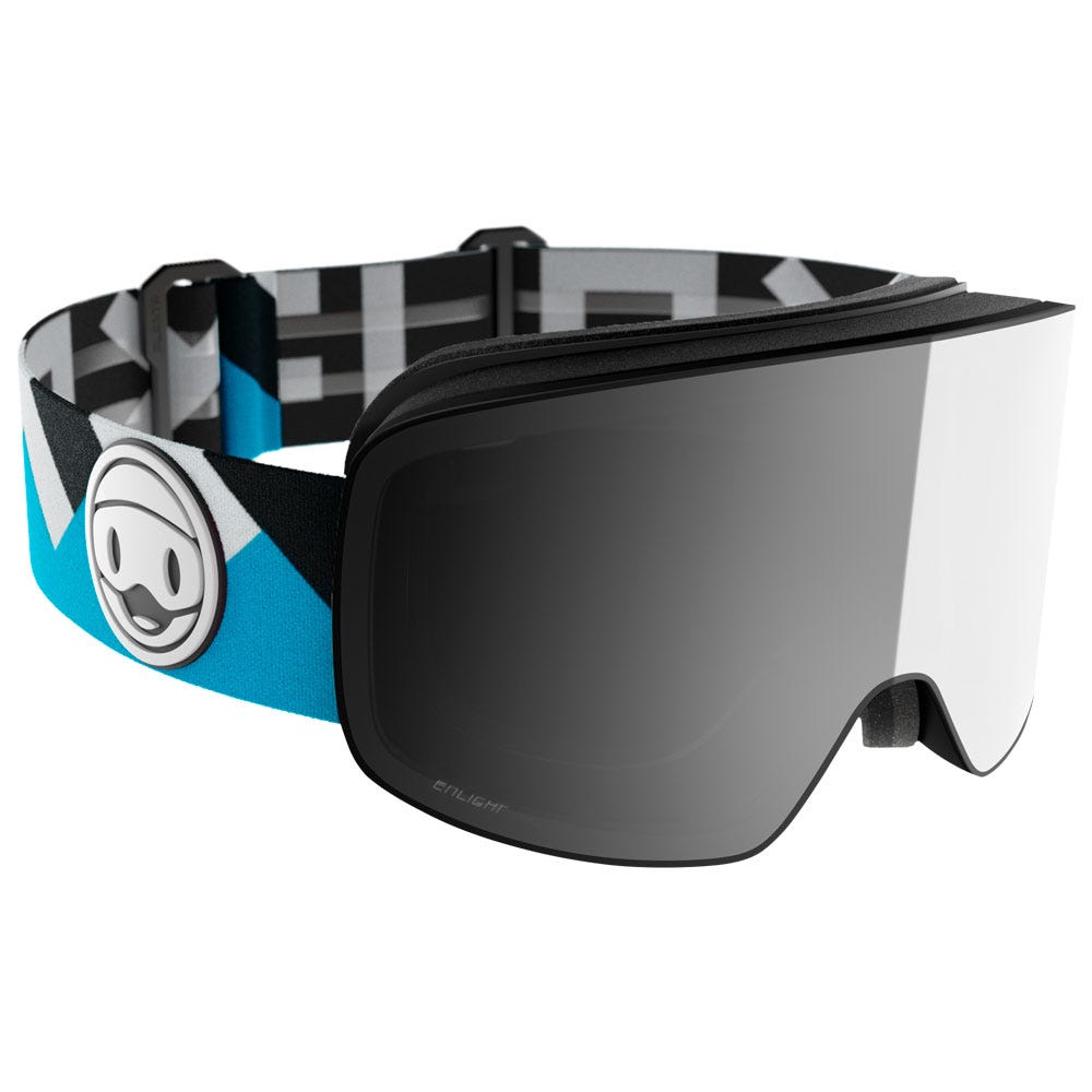 Prime Junior Black Flaxta Blue Silver Mirror