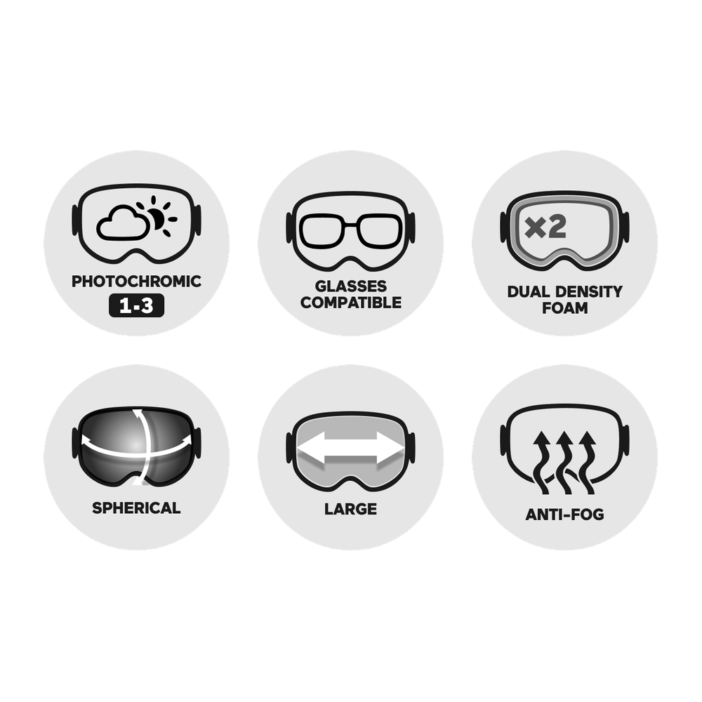 Lightyear Otg Noir Gris Reactiv 1-3 Glare Control