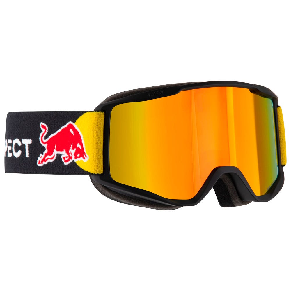 Neon Matt Black Orange Red Mirror