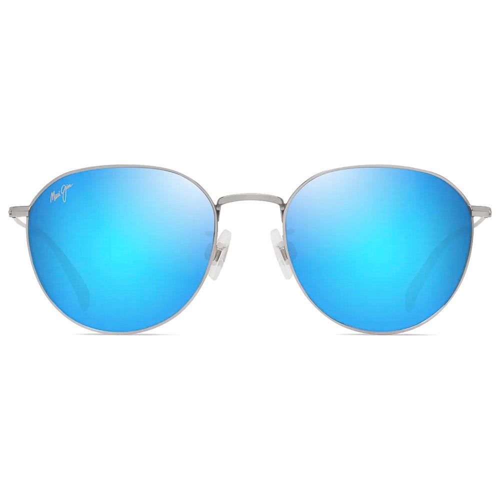 Kauwela Crystal Shiny Silver Blue Hawaii MauiPure