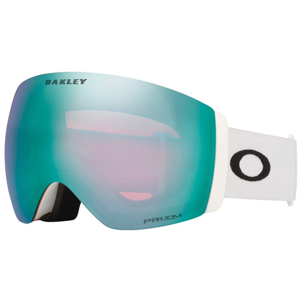 Flight Deck Pro L Matte White Prizm Sapphire Iridium + Prizm Iced Iridium