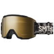 Squad 2 Black Snakeskin Chromapop Sun Black Gold Mirror + Clear