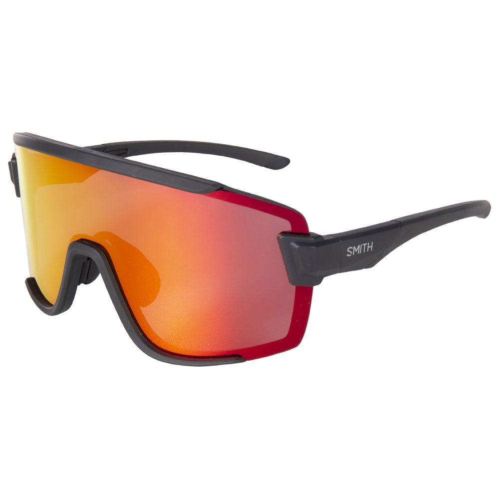 Wildcat Matte Black Chromapop Red Mirror
