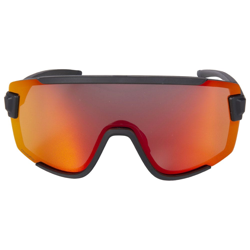 Wildcat Matte Black Chromapop Red Mirror