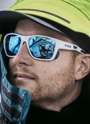Beschlag auf der Sportbrille