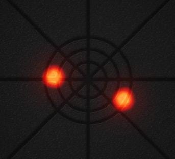 Unscharf wahrgenommenes Ziel ohne HDO-Technologie