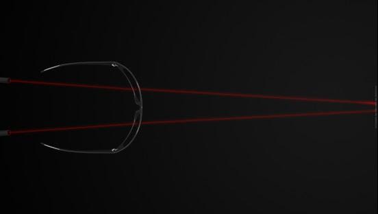Verzerrte Sicht ohne Oakley HDO-Technologie