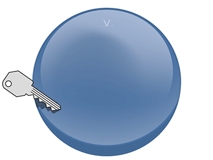 Animation eines kratzfesten Vuarnet Mineralglases