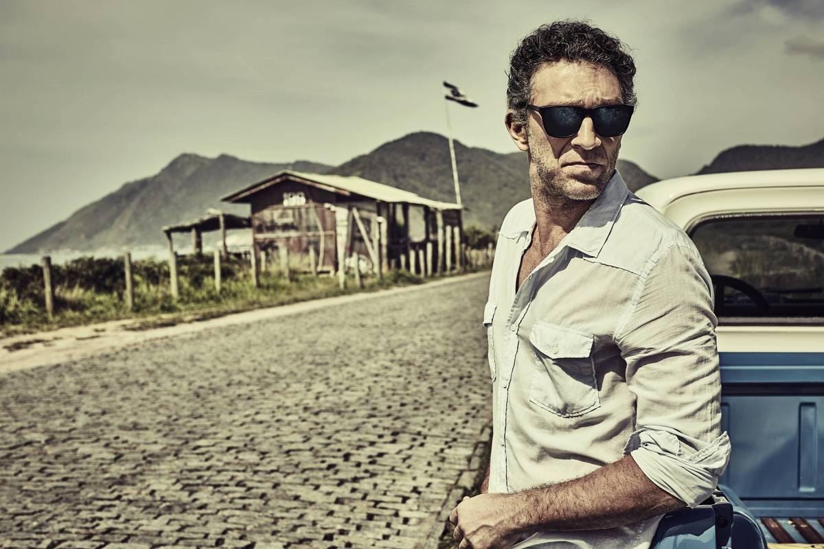 Vincent Cassel mit Vuarnet Brille aus Mineralglas